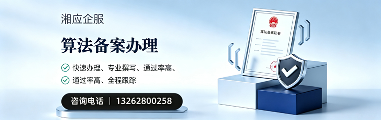 韶关算法备案申报服务
