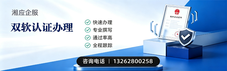 韶关双软认证申报服务